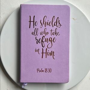 He Shields All Who Take Refuge in Him Psalm 18:30 Inspirational Journal    NEW